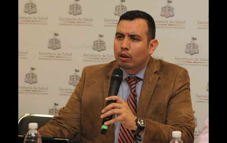 Ariel Campos Loza ofreció la rueda de prensa por el Día de Respuesta al Sida, a conmemorarse el próximo primero de diciembre. ESPECIAL /