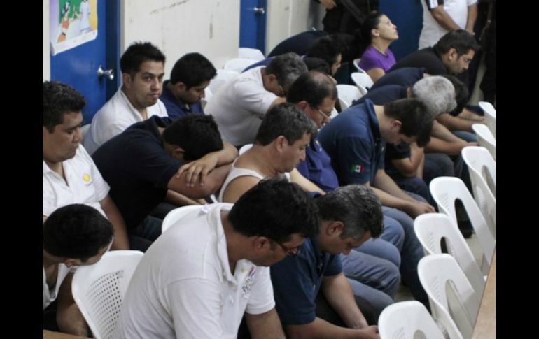 Los 18 mexicanos fueron condenados a 30 años de prisión en Nicaragua, condena que se redujo a 16 y 18 años. ARCHIVO /