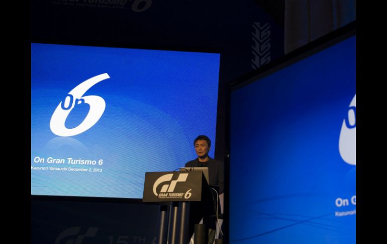 Kazunori Yamauchi, durante la presentación mundial de su videojuego ''Gran Turismo 6''. EFE /