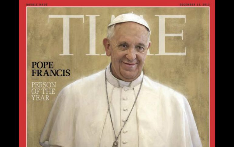 En apenas el primer año de su pontificado, el Papa Francisco fue designado 'Persona del Año' por la revista Time. ESPECIAL /