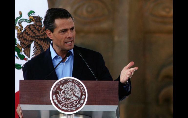 Peña Nieto reitera el compromiso del gobierno en materia de ciencia, cultura, tecnología e innovación. ARCHIVO /