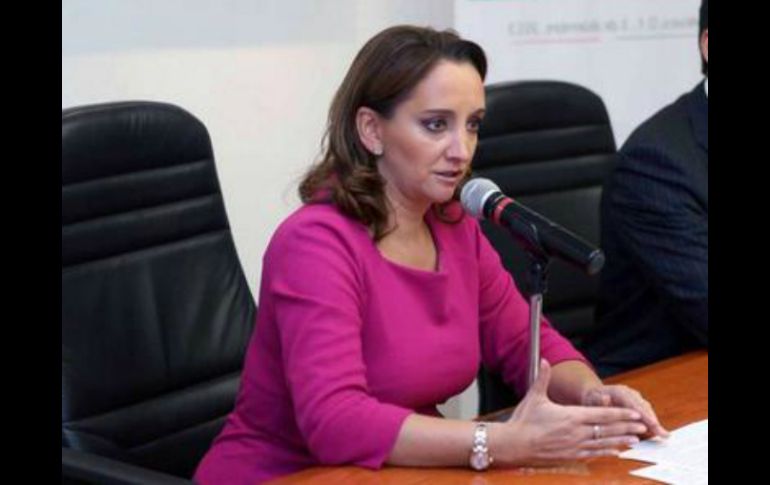 Claudia Ruiz Massieu respalda las acciones del Gobierno de México en torno a las nuevas legislaturas. ARCHIVO /