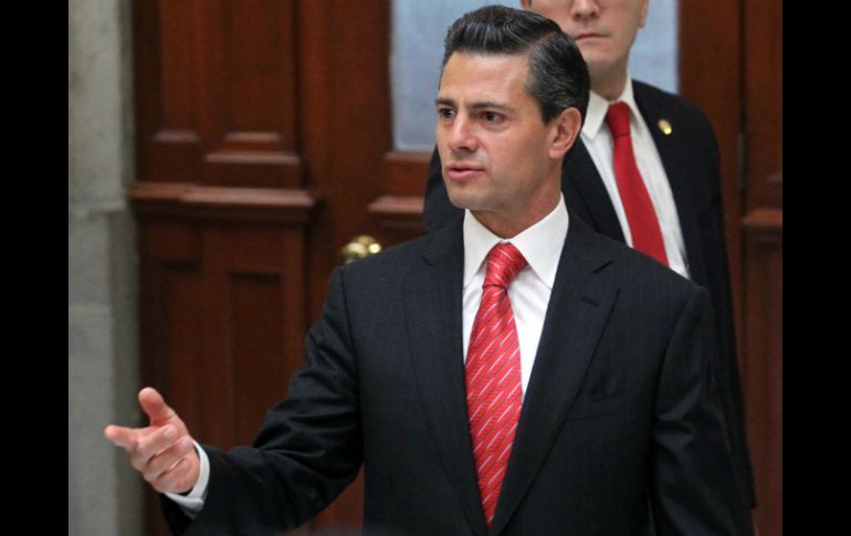 Enrique Peña Nieto ha arribado a la capital turca. NTX /