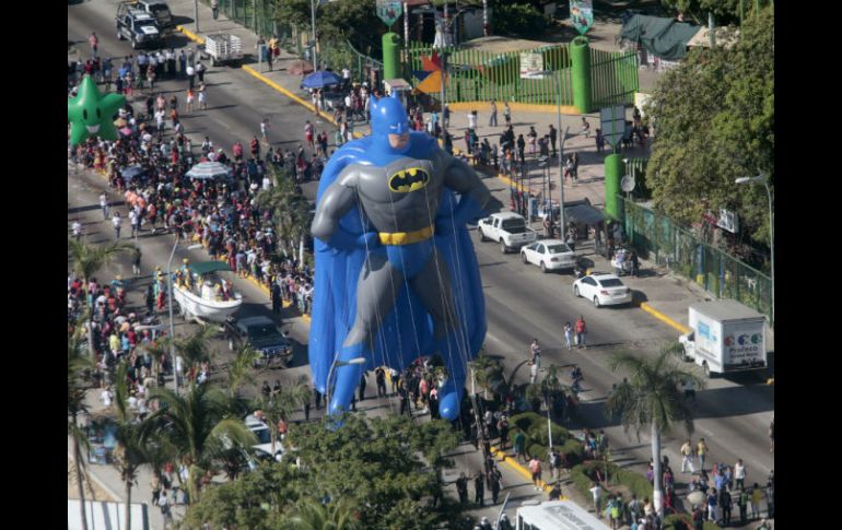 Batman, Superman, Mario Bros y otros personajes fueron fotografiados un sinnúmero de veces. AFP /
