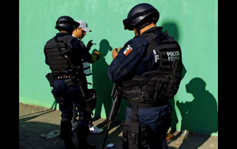 Joaquín Negrete, ''El Allegretti'', uno de los presuntos líderes de ''Los Caballeros Templarios'', fue detenido ayer en Michoacán. AFP /