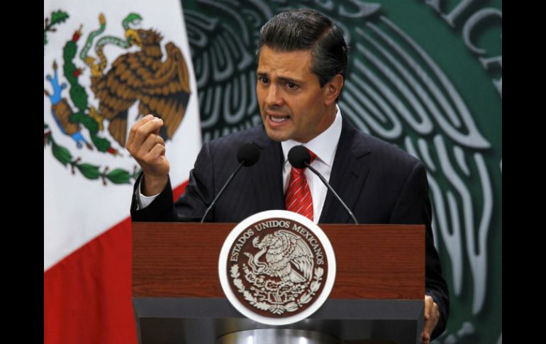 Peña afirma que debido al cambio climático, México debe estar preparado para contingencias que podrían ser mayores. ARCHIVO /