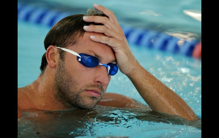 Thorpe ganó cinco medallas en el campeonato mundial de natación en 2003. AP /