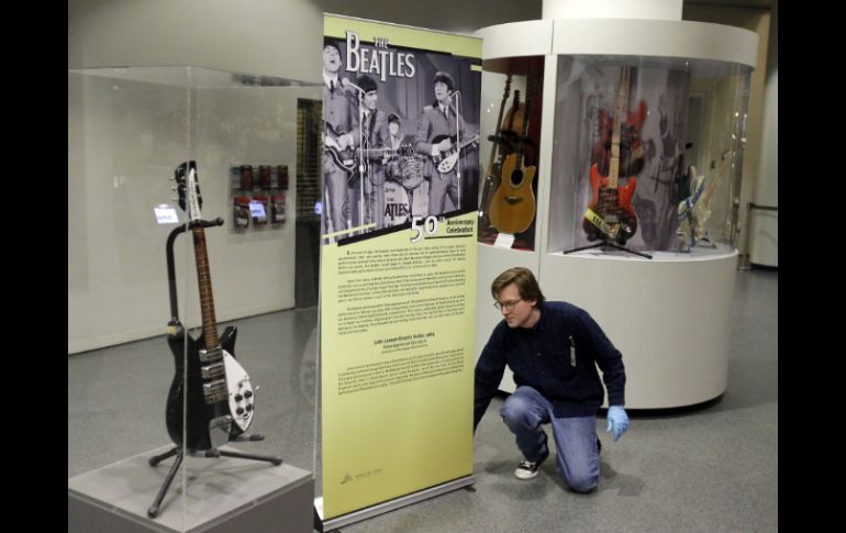 La Biblioteca Pública de NY, acogerá hasta el 10de mayo la exposición titulada Señores y señoras... The Beatles. AP /