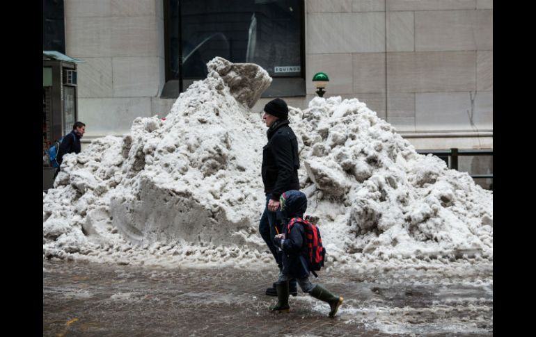 Una racha de fuertes nevadas podría golpear las regiones más altas el noroeste. AFP /