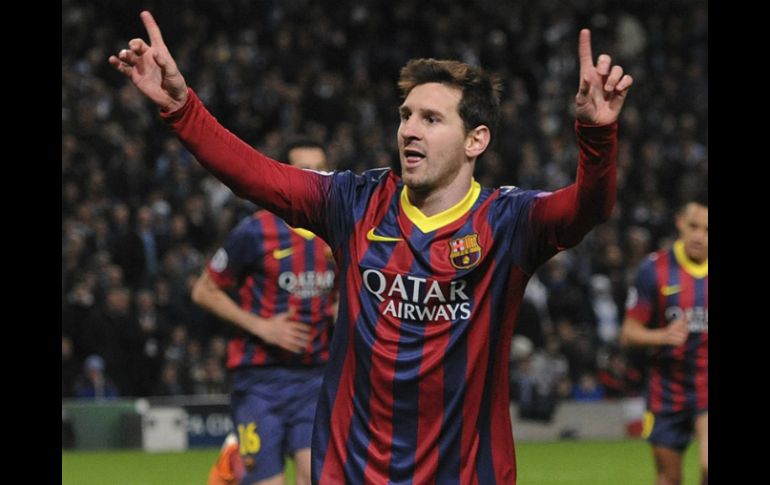 Lio Messi guió a su equipo a la victoria y casi casi los tiene con un pie en la siguiente fase. EFE /