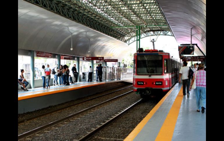 La Línea 3 del Tren Ligero está proyectada para ser en diagonal Tlaquepaque-Guadalajara-Zapopan. ARCHIVO /