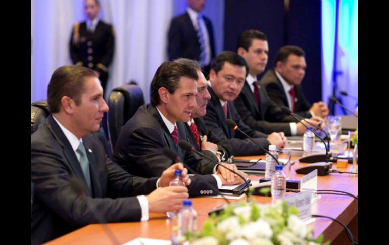 El Presidente Peña Nieto encabeza la XLVI Reunión Ordinaria de la Conferencia Nacional de Gobernadores. SUN /