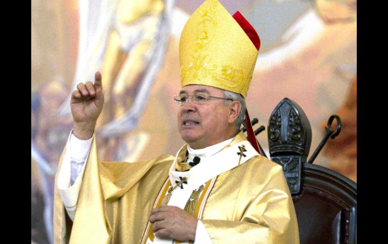 El Cardenal dijo al término de la eucaristía del domingo que  la autoridad tiene que hacer el trabajo que le corresponde. ARCHIVO /
