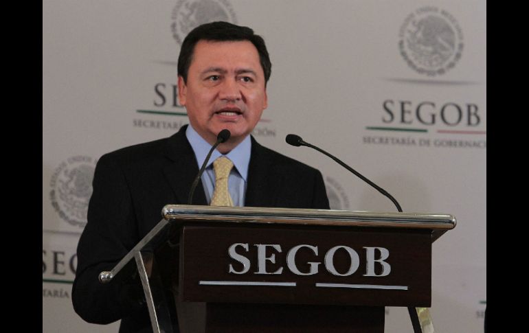 Osorio Chong asegura que la labor del Gobierno Federal cuenta con un agresivo programa social. ARCHIVO /