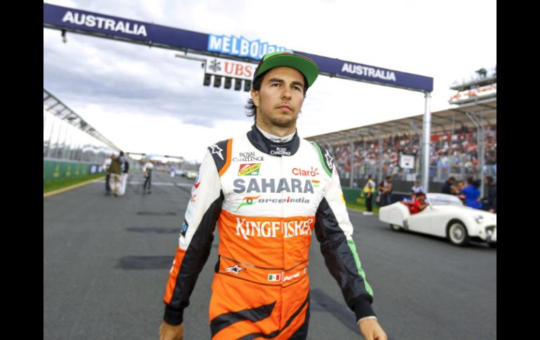 ''Estoy satisfecho por terminar la carrera, pero decepcionado por no sumar puntos'', declara el piloto de 24 años. EFE /