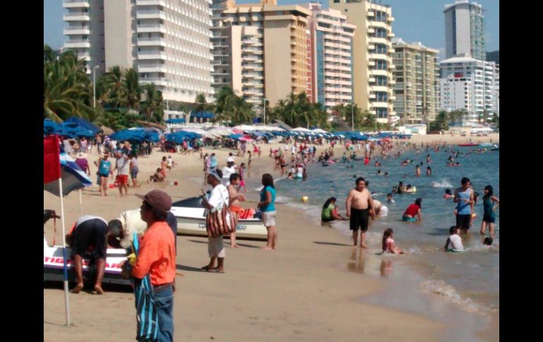 La ocupación hotelera en Acapulco rebasó varios puntos porcentuales en comparación con el año pasado. ARCHIVO /