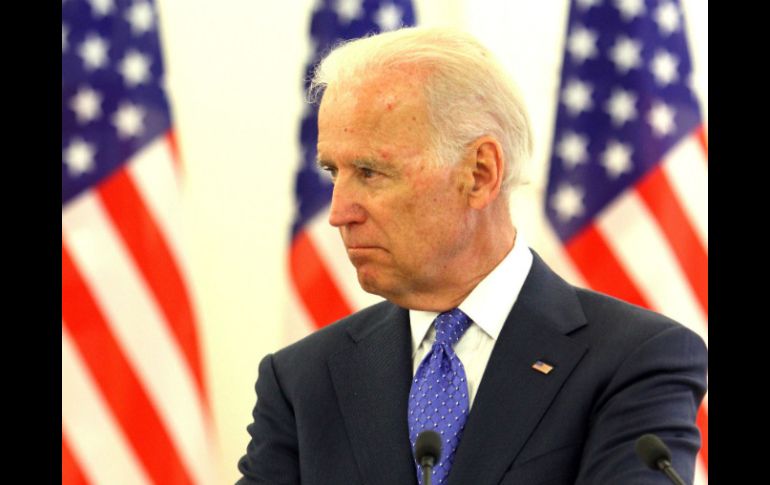 Joe Biden califica de ''confiscación de territorio'', la adhesión de Crimea por Rusia. AFP /