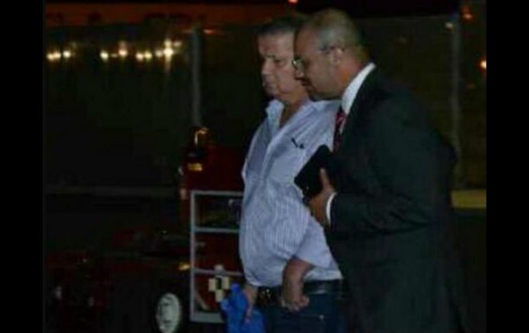 Suárez fue detenido en Guadalajara; es acusado de peculado y abuso de autoridad. Foto: @MICHOACANSSP. ESPECIAL /
