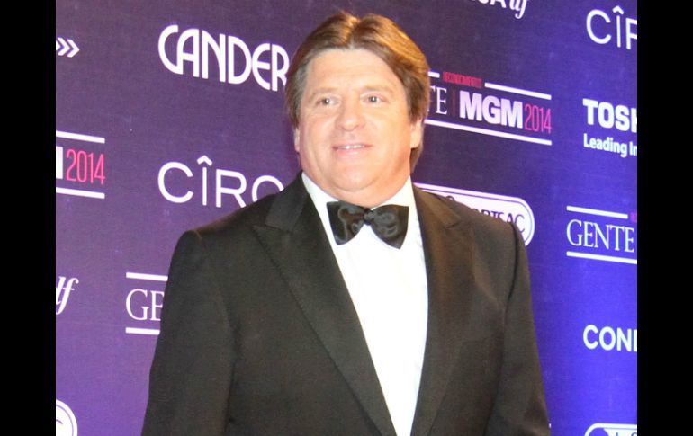 Miguel 'El piojo' Herrera asistió a los premios Gente MGM. ARCHIVO /