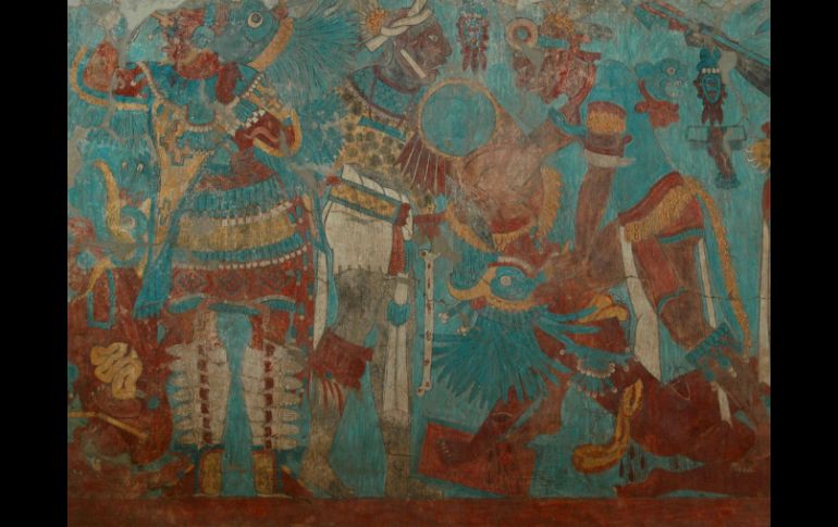 El estado de Tlaxcala participará en la convocatoria '10 pinturas universales en México', con los Murales de Cacaxtlan. ARCHIVO /