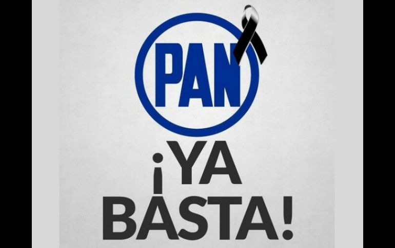 El PAN Michoacán exige justicia y castigo a los responsables del crimen de Gustavo Garibay. Foto: ‏@panmichoacan. ESPECIAL /