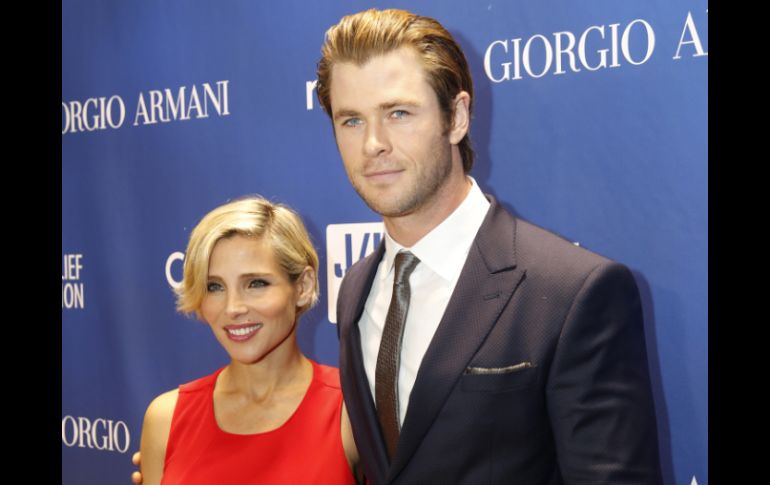 Los hijos del protagonista de 'Thor', Hemsworth y de su esposa la modelo Elsa Pataky, nacieron en Los Angeles. AP /