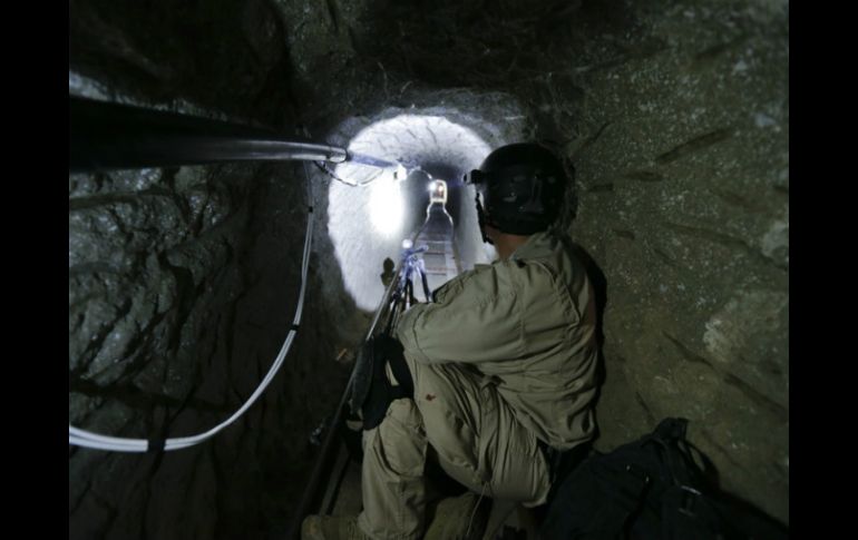Muchos túneles son construidos a más de 28 metros de profundidad, así son indetectables a la tecnología de la superficie. ARCHIVO /