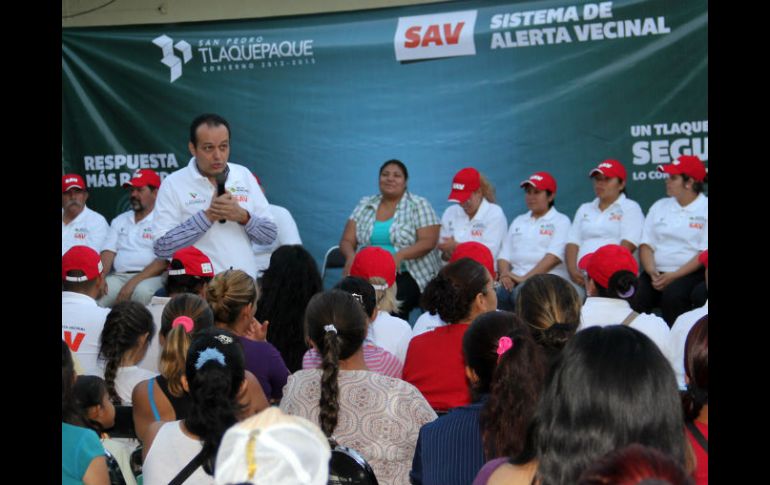 El Ayuntamiento de Tlaquepaque presenta el Sistema de Alerta Vecinal. ESPECIAL /