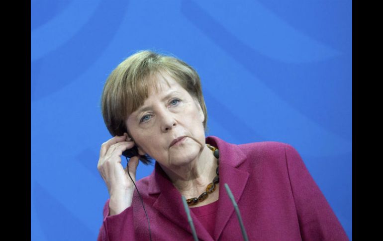 Angela Merkel viajaría a Estados Unidos a principios de mayo para entrevistarse con Barack Obama. EFE /