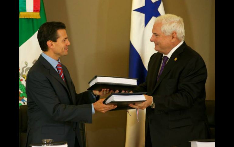 Peña asegura que con el nuevo TLC con Panamá, se fortalecerán las relaciones comerciales con ese país. ESPECIAL /