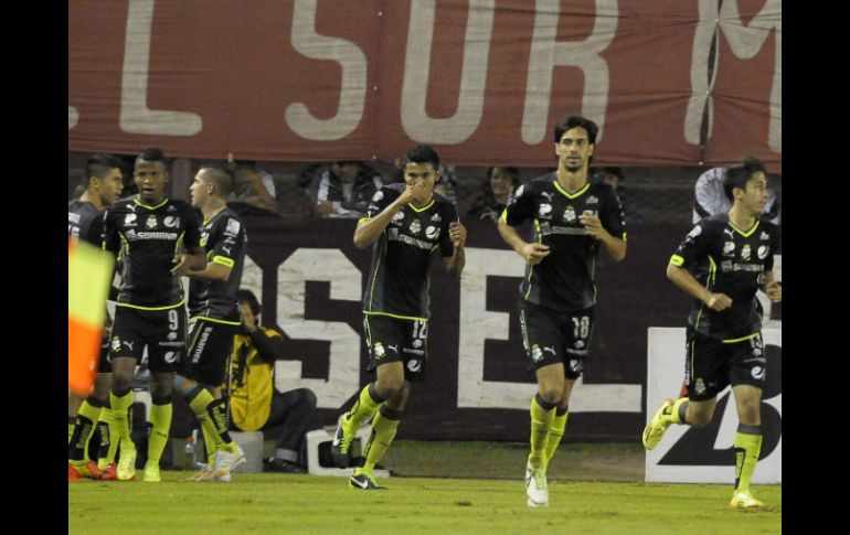 Con seis victorias, el Santos es el tercer mejor equipo de la jornada. MEXSPORT /