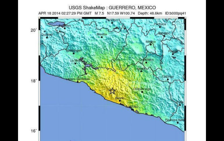 El epicentro se registró en Tecán, Guerrero, y tuvo fuertes réplicas en la Ciudad de México. EFE /