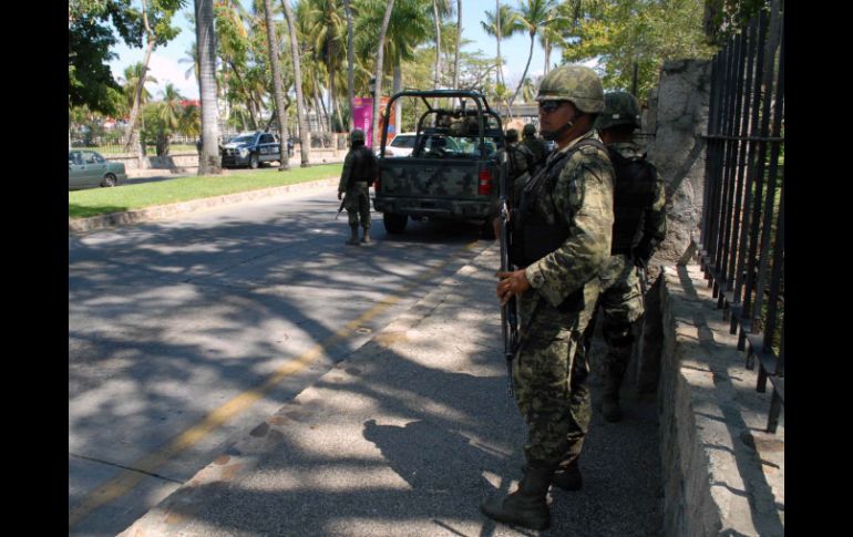 Personal de la Marina, detectó a los vehículos armados en el ejido Francisco I. Madero. ARCHIVO /