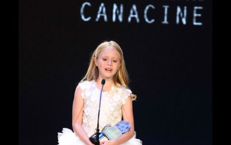 Recientemente, Loreto fue galardonada con la Diosa de Plata por Actuación Infantil y como Promesa Femenina en los premios Canacine. NTX /