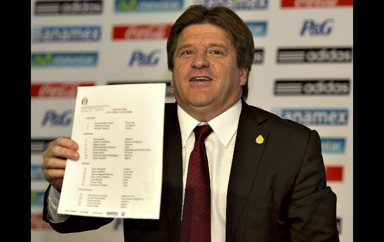 Hoy se anunció la lista de los jugadores que representarán a México en el Mundial Brasil 2014. MEXSPORT /