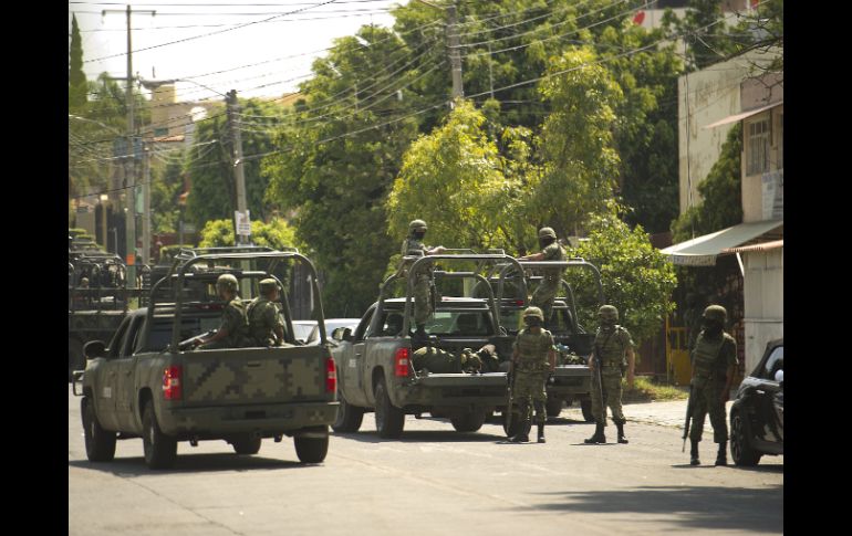 La Procuraduría de Justicia confirmó que la situación se registró después de las 09:00, cuando civiles dispararon contra el Ejército. ARCHIVO /