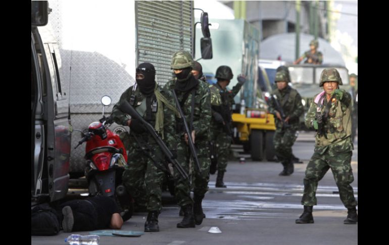 El Ejército de Tailandia protagoniza un golpe de Estado, dos días después de declarar la ley marcial en medio de la crisis política. EFE /