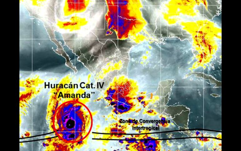La Conagua mantiene vigilancia tras la identificación de la supercelda de tormenta al norte de Coahuila. TOMADA DE smn.cna.gob.mx  /