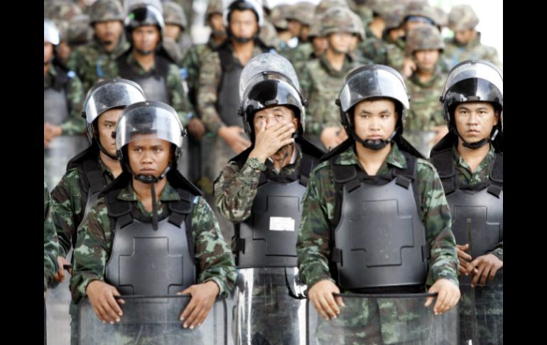 El Ejército tailandés se hizo con el poder tras más de siete meses de protestas antigubernamentales, el pasado 22 de mayo. ARCHIVO /