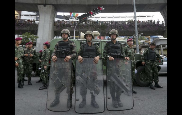 El Ejército tailandés tomó el poder el pasado 22 de mayo después de protestas contra el gobierno. ARCHIVO /