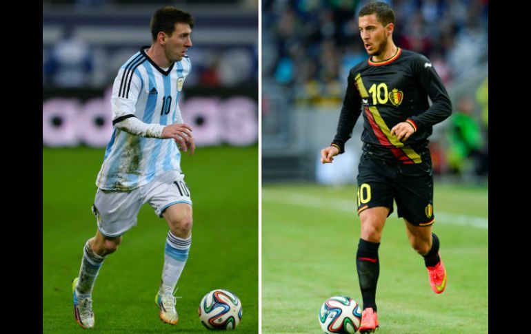 El equipo coincide en que si Argentina tiene a su Messi, Bélgica tiene al jugador cerebro Hazard. AFP /