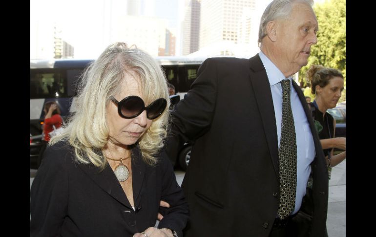 Las esposa de Donald Sterling, Shelly llega a la corte en Los Ángeles. AP /