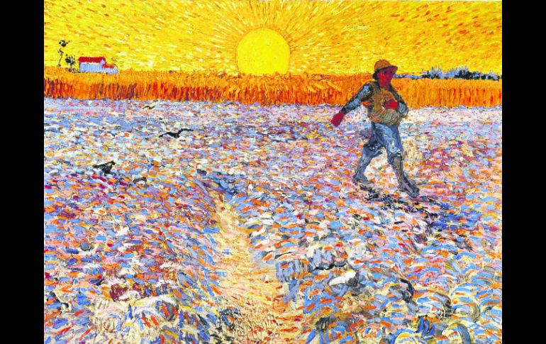 'Sembrador a la puesta del sol', de Vincent Van Gogh.  /