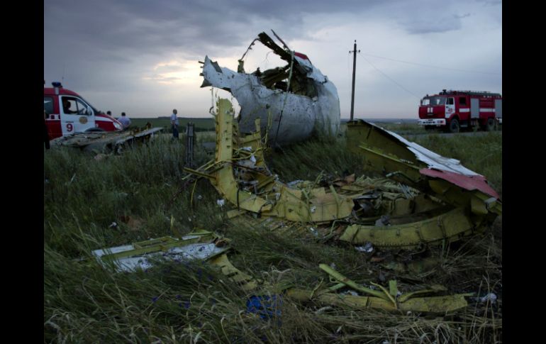 El desplome del avión de Malaysian Airlines se cobró la vida de los 298 pasajeros. AFP /