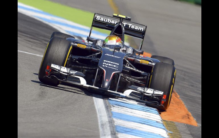 El piloto de Sauber espera tener un buen desempeño este domingo en la próxima carrera de F1. EFE /