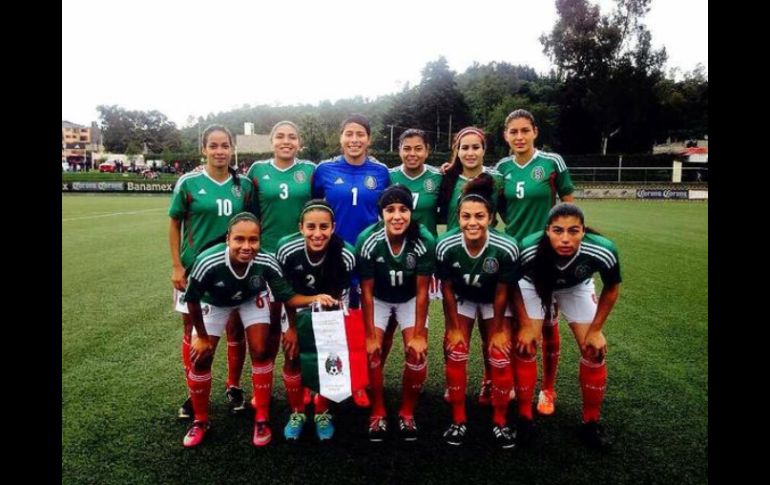 Las 11 guerreras que componen la Selección femenil sub 20. Foto: @miseleccionmx. ESPECIAL /