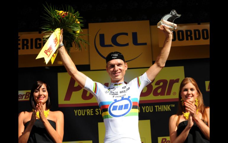 Este es el segundo triunfo de la temporada para el ciclista del Omega Pharma-QuickStep. AFP /