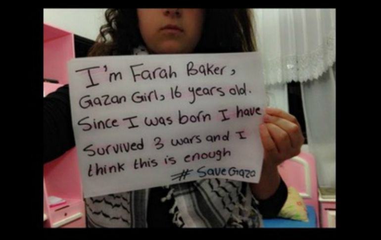 Farah comparte que ella y su familia no pueden salir ya que temen morir en las calles como cientos de personas hasta ahora. ESPECIAL /