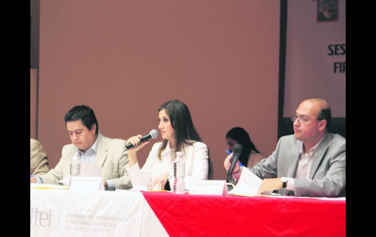 Presentación. La titular del Consejo del Itei, Cynthia Cantero Pacheco. ESPECIAL /