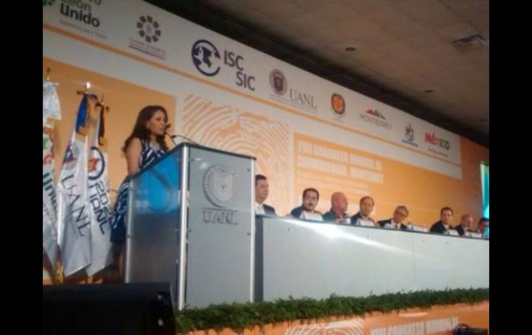 Mariana Benítez, subprocuradora Jurídica de la PGR asistió al XVII Congreso Mundial de Criminología. Tomada de @PGR_Mx. ESPECIAL /